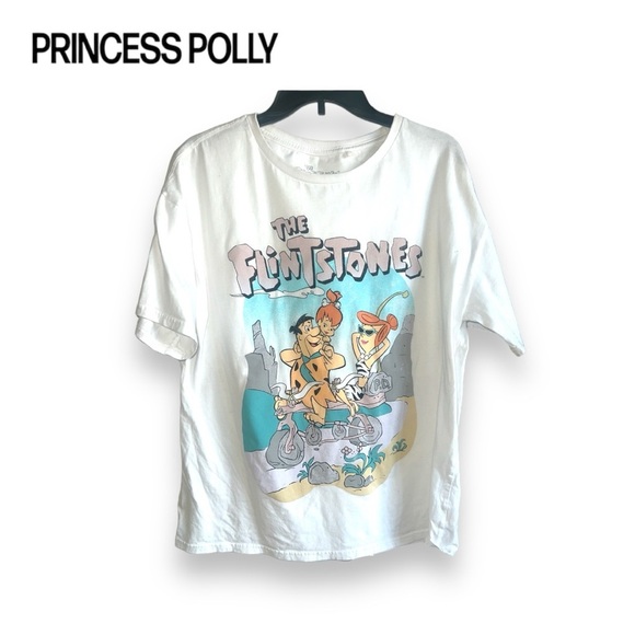 NWOT Princess Polly Flinstones Graphic Tee-M/L - Picture 3 of 3